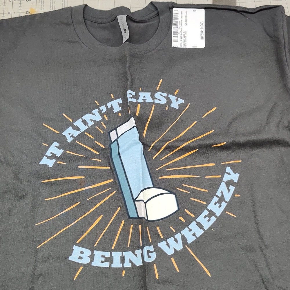 It Ain't Easy Being Wheezy, Grey, Xl, New With Tags